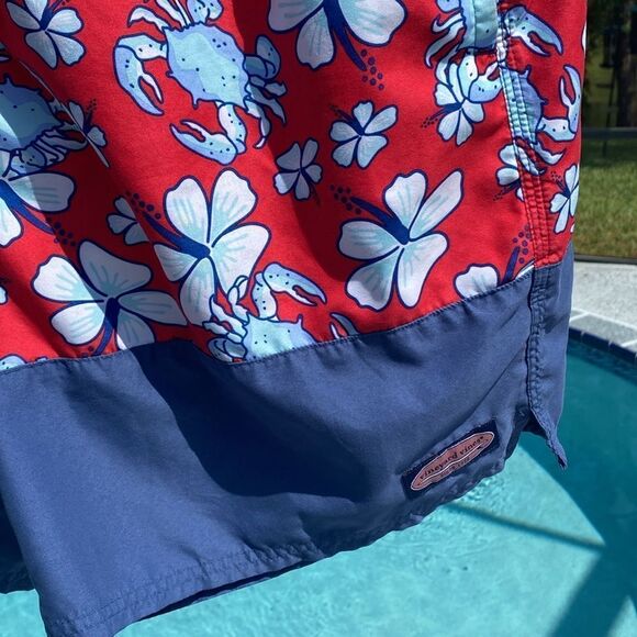 Vineyard Vines Crab Piece Chappy Trunks Sz XL - Picture 3 of 8
